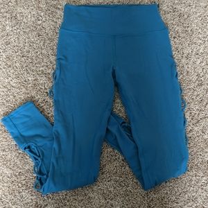 Turquoise Alo Yoga Leggings